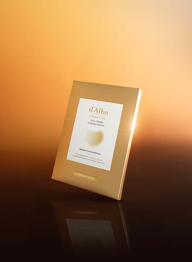 d'Alba Signature Vita 50000 Toning Patch, 0.4g*4ea - Image 2